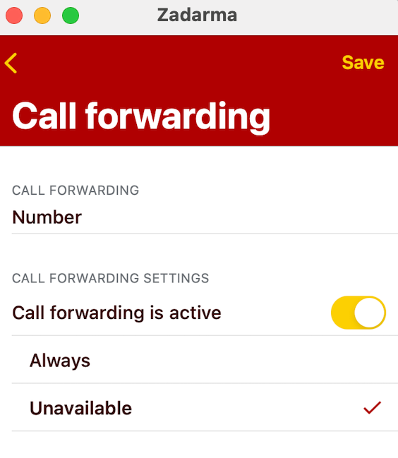 Call forwarding