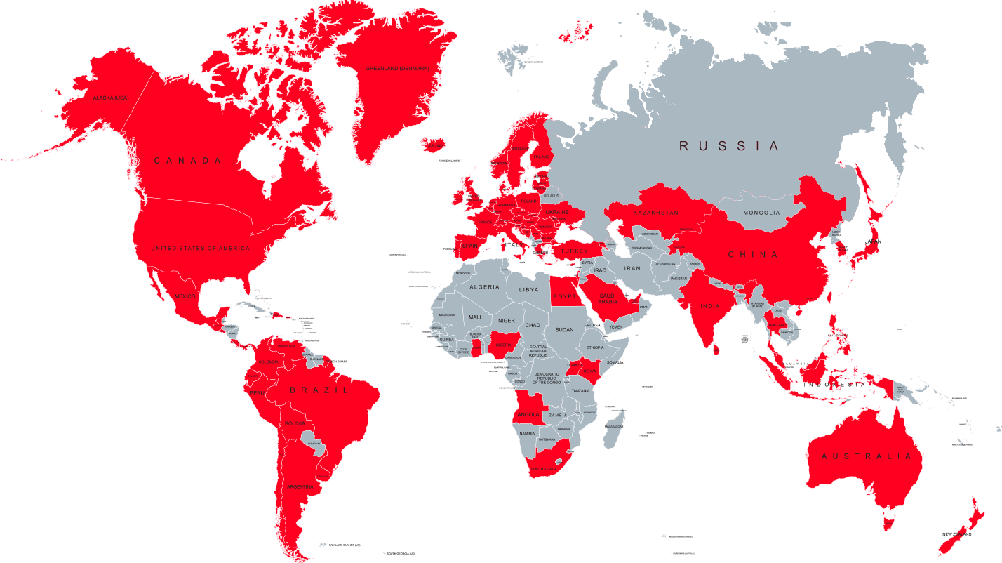 Zadarma by countries 