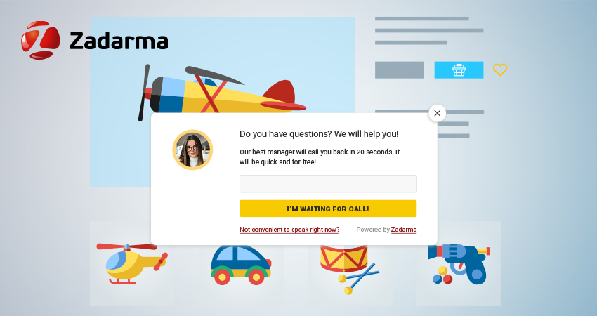 Growth hack conversion with callback